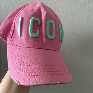 Dsquared2 authentic pink hat.